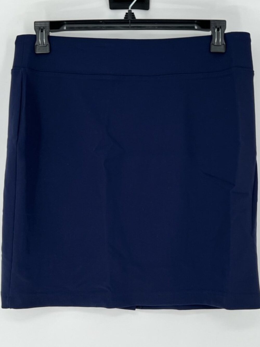 Boston Proper Beyond Travel Navy Blue Sz M Pullon Skirt wrinkle-resist Packable